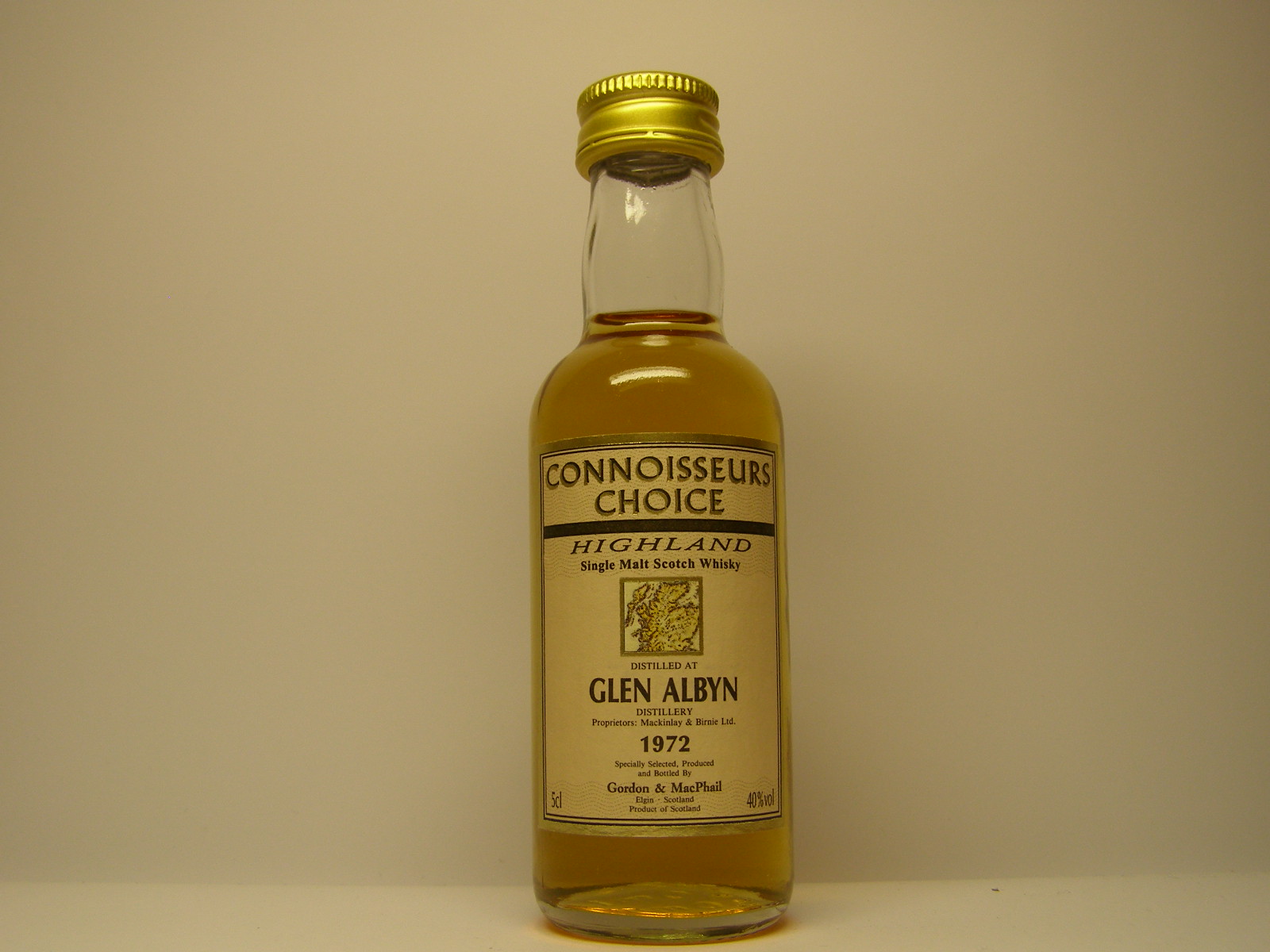 HSMSW 1972 "Connoisseurs Choice" 5cl 40%vol